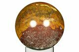 Polished King Cobra Jasper Sphere - India #309229-1